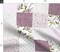 Lavender Floral Purple Green White Quilt Topper Wholecloth Cheater Quilt Patchwork Custom Printed Fabric by Spoonflower Various Fabrics by the Yard or Fat Quarter